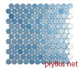 Мозаика Мозайка 30,1*31,3 Br Dark Blue Circle 6004C голубой 301x313x0 глянцевая