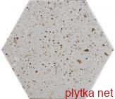 Керамограніт Плитка 19,8*22,8 Hexagonos Carnaby сірий 198x228x0 сатинована глазурована