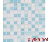 Мозаїка GDM02061 - City Mosaic 5379 белая-синяя 30x30 300x300x0