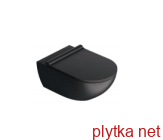 SFERA Унітаз підвісний безободковий, чорний матовий 54x35