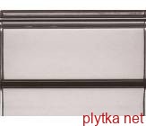 Керамическая плитка ZOC PLATINO BR фриз серый 200x150x6