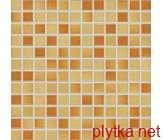 Керамічна плитка MOS ALLEGRO GDM02044 (2.3x2.3) декор бежевий 297x297x6 глазурована