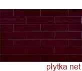 Плитка Клинкер ELEWACJA SZKLIWIONA WISNIA красный 245x65x6