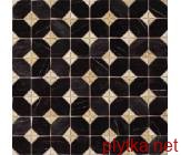 Керамическая плитка ILIADA-PR NEGRO, 435х435 темный 400x400x10 глянцевая
