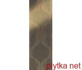 Керамическая плитка 24082 DEC BUKARA BRONZO SU NERO  декор, 319х963 темный 319x963x8 матовая