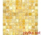 Керамічна плитка Мозаїка T-MOS M073 HONEY ONIX жовтий 15x15x10