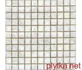 Керамічна плитка Мозаїка T-MOS MA 256 WHITE CRYSTAL (15Х15) світлий 305x305x10