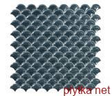 Керамічна плитка Мозаїка 36*29 Dimension Navy Br 6008E блакитний 360x290x0 глянцева рельєфна