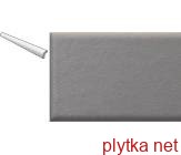 Керамическая плитка Бордюр 3*15 Pencil Bullnose Fossil Grey 26506 серый 30x150x0 матовая