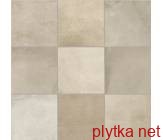 Керамическая плитка Fattoamano Cementina Multicolor коричневый 615x615x0 матовая