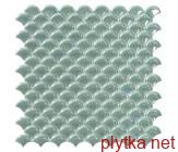 Керамічна плитка Мозаїка 36*29 Dimension Jade Br 6006E бірюзовий 360x290x0 рельєфна глянцева