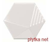 Керамическая плитка Umbrella White Pearl 23057 белый 107x124x0 глянцевая