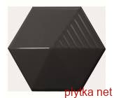 Керамическая плитка Umbrella Black 23073 черный 107x124x0 глянцевая