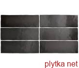 Керамическая плитка Magma Black Coal 24962 черный 65x200x0 глазурованная 
