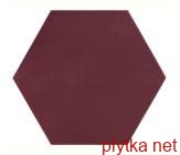 Керамическая плитка Керамогранит Плитка 19,8*22,8 Hexagonos Mayfair Grana красный 198x228x0 сатинована глазурованная 