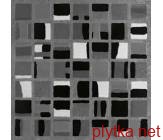 Керамическая плитка Мозаика Patina Mosaico Pop Asfalto серый 375x375x0 матовая