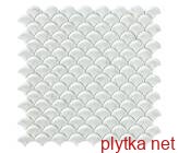 Керамическая плитка Мозаика Мозайка 36*29 Marbles Carrara Grey Mt 4300E белый 360x290x0 рельефная глянцевая