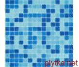Мозаика R-MOS B31323335 микс голуб.4 20x20 на сетке 327x327x4