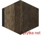 Керамическая плитка Wowood Brown Esagona Rett коричневый 195x220x0 глазурованная 