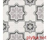 Керамічна плитка Art Nouveau Capitol Grey 24413 мікс 200x200x0 глазурована