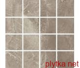 Керамическая плитка Мозаика Malla Kashmir Taupe Leviglass коричневый 300x300x0 глянцевая