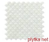 Керамічна плитка Мозаїка 36*29 Dimension White Br 6000E білий 360x290x0 рельєфна глянцева