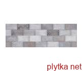 Керамическая плитка MYSTERY LAND STRUCTURE серый 200x600x0 структурированная микс