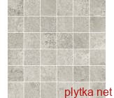 Керамограніт Керамічна плитка Мозаїка QUENOS LIGHT GREY MOSAIC MAT 29,8×29,8  світло-сірий 298x298x0 глазурована