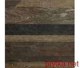 Керамическая плитка Wowood Brown Rett коричневый 610x610x0 глазурованная 