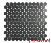 Керамічна плитка Мозаїка 30,1*31,3 Matt Black Circle 6108C чорний 301x313x0 глянцева