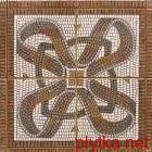 Керамическая плитка Плитка Клинкер  Quijote Mosaico Roseton Oecak3 микс 625x625x0 матовая