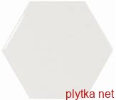Керамическая плитка Scale Hexagon White 21911 (0,5 М2/кор) белый 107x124x0 глянцевая