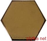 Керамическая плитка Hexagon Metallic 23837 золотой 124x107x0 глазурованная 