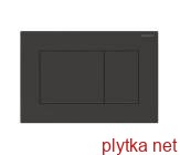 115.883.16.1 Sigma30 Клавиша смыва, двойной смыв, легкоочисна поверхность, черный мат / черный