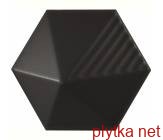 Керамическая плитка Umbrella Black Matt 23029 черный 107x124x0 матовая