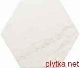 Керамічна плитка Carrara Hexagon 23101 білий 175x200x0 матова
