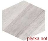 Керамическая плитка Wowood White Esagona Rett белый 195x220x0 глазурованная 