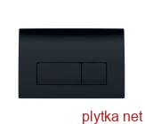 115.119.DW.1 Delta50 Клавиша смыва с двойным смывом: Черный глянец (RAL 9005)