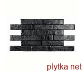 Керамічна плитка Brick Wall Negro чорний 70x280x0 сатинована