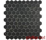 Керамическая плитка Мозаика Supreme Sahara Hex 315х315 черный 315x315x0 матовая