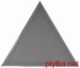 Керамическая плитка Triangolo Dark Grey 23817 серый 108x124x0 глянцевая