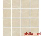 Керамическая плитка Мозаика Malla Imperium Marfil Leviglass бежевый 300x300x0 глазурованная 