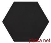 Керамическая плитка Керамогранит Плитка 19,8*22,8 Hexagonos Mayfair Negro черный 198x228x0 сатинована глазурованная 