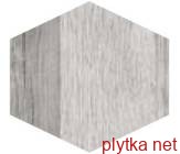 Керамическая плитка Wowood Silver Esagona Rett серый 195x220x0 глазурованная 