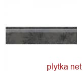 Керамогранит Керамическая плитка QUENOS GRAPHITE STEPTREAD 29,8×59,8  графитовый 298x598x0 глазурованная 