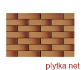 Керамічна плитка Клінкерна плитка ELEWACJA SZKLIWIONA MIODOWA бежевий 245x65x6
