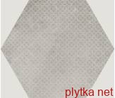 Керамическая плитка Urban Hexagon Melange Silver 23603 серый 292x254x0 матовая