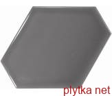 Керамическая плитка Benzene Dark Grey 23829 серый 108x124x0 глянцевая