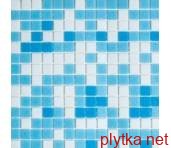 Мозаика GLmix100  , 327x327 голубой 327x327x0