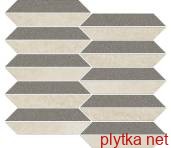 Керамічна плитка Мозаїка MYSTIC SHADOWS BEIGE MOZAIKA CIĘTA MIX MAT 27.4х29,8 (мозаїка) 0x0x0